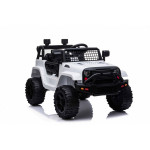 Elektrické autíčko - Jeep Dark Night - nelakované - biele